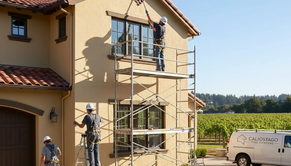 Professional painter serving Santa Rosa, CA for interior and exterior house painting services