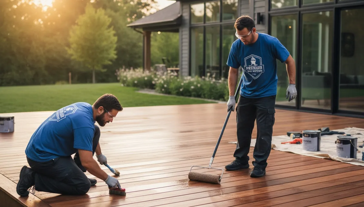 Deck sealing service in Santa Rosa, CA to protect wood decks from sun, fog, and rain