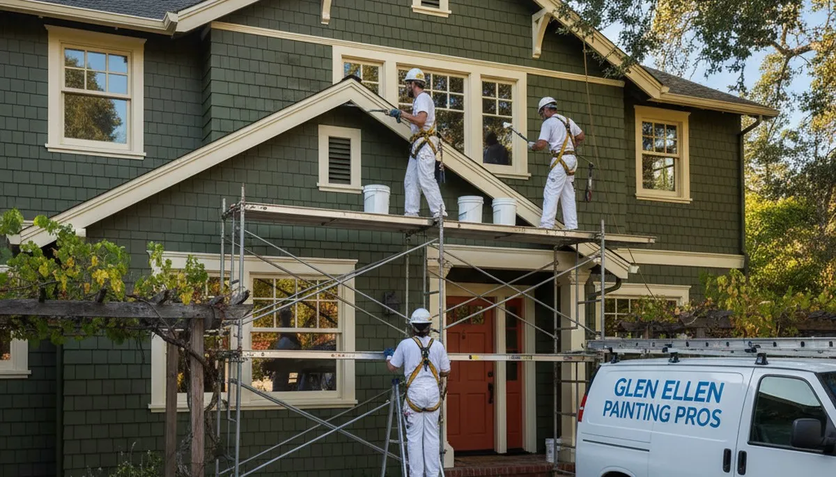 Professional painter serving Santa Rosa, CA for interior and exterior house painting services