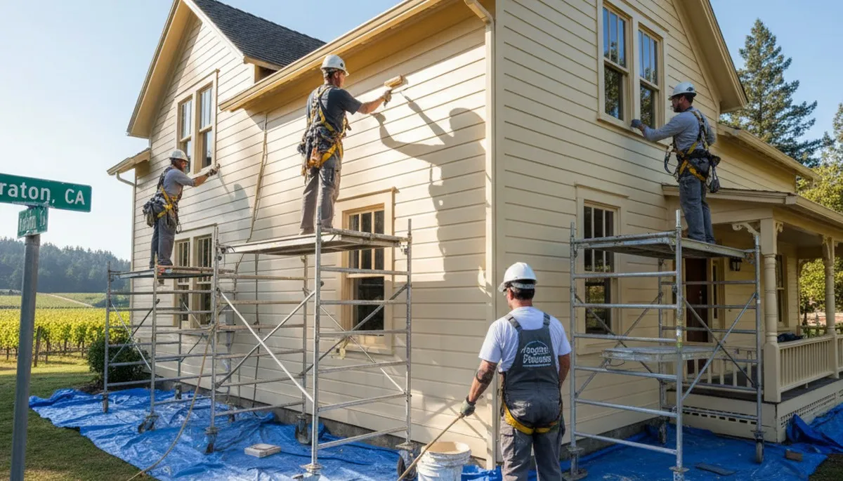 Professional Santa Rosa, CA house painting services by local painters