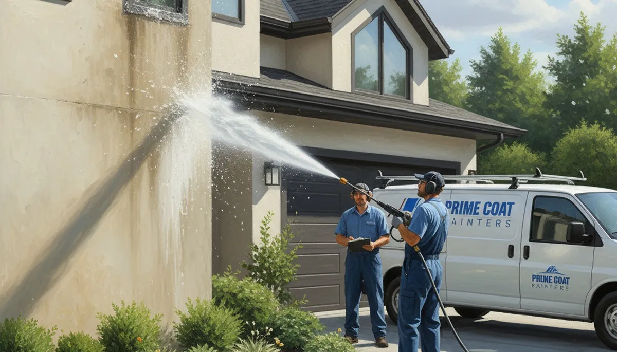 Santa Rosa, CA pressure washing service cleaning home exterior and siding