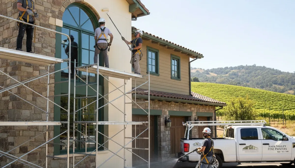 Professional painter providing interior and exterior painting services in Santa Rosa, CA