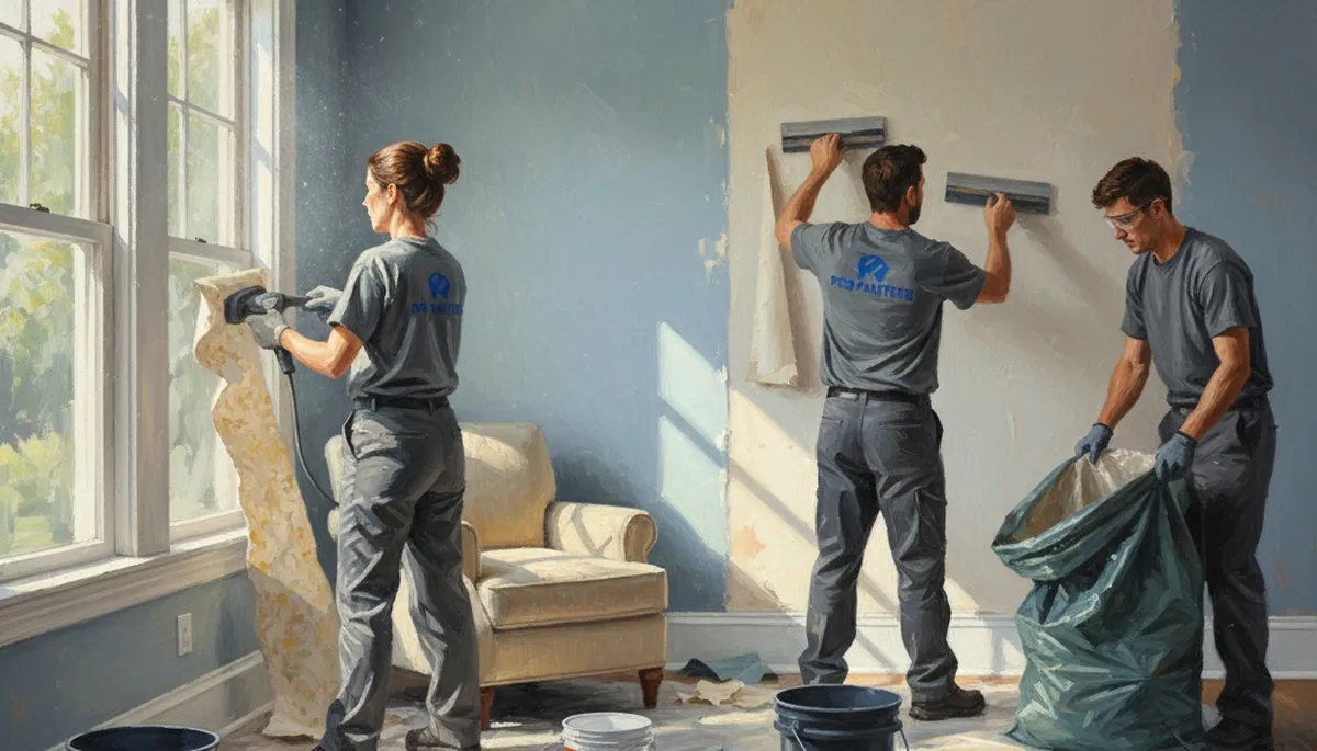 Santa Rosa, CA wallpaper removal service for older walls, preparing surfaces for painting